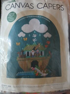 Leisure Arts Canvas Capers Noah's Ark Plastic Canvas Kit